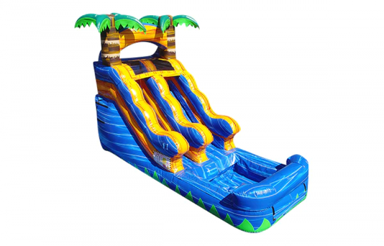 12’ Island Paradise Slide ( Ages 6 & Under)