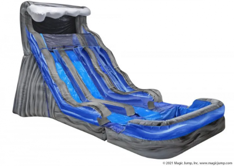 18' Rockin' Wave Dual Lane Water Slide