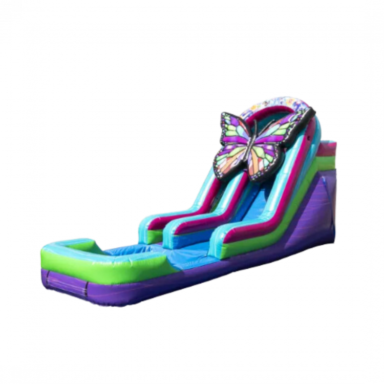 15' 3-D Butterfly Water Slide