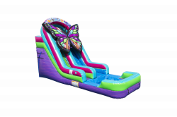 15' 3-D Butterfly Water Slide