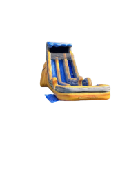 20' Flaming Volcano Dual Lane Water Slide