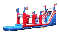 22' All American Water Slide w/ Slip N Slide