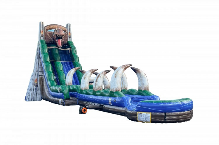 22' Jurassic Rush Water Slide with Slip N Slide