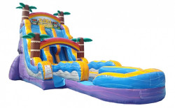 22' Tiki Plunge Dual Lane Slide