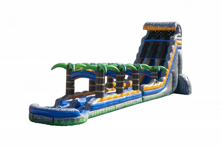 24' Tropical Wave Dual Lane Slip N Slide