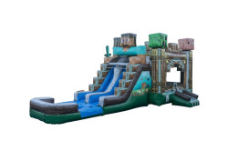 Minecraft Dual Lane Bounce and Slide Combo