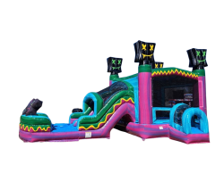 Level Up Gamer Dual Lane Bounce & Slide Combo