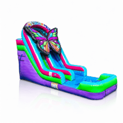 15' 3-D Butterfly Water Slide