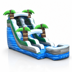 15' Tropical Marble Water Slide