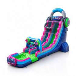 18' Glitch Gamer Water Slide