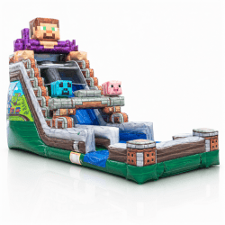 18' Minecraft Water Slide