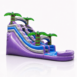 18' Purple Palm's Water Slide