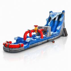 22' Hoover Dam Dual Lane Water Slide