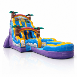 22' Tiki Plunge Dual Lane Water Slide