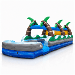 35' Tropical Palms Dual Lane Slip N Slide