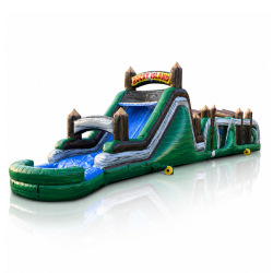 68' Rocky Island Obstacle Course and Slide