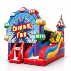 Carnival Fair Bounce and Slide Combo