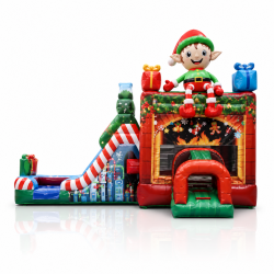 Santa's Elf Bounce House & Slide Combo