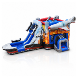 Fighter Jet Dual Lane Bounce and Slide