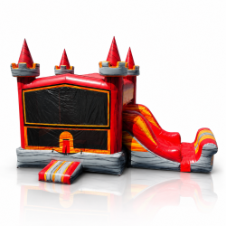Lava Rush Bounce House & Slide Combo