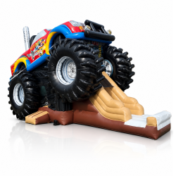 Monster Truck Deluxe XL Bounce and 15' Slide