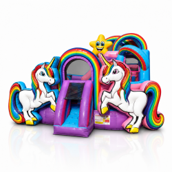 Unicorn Bounce and Slide Combo