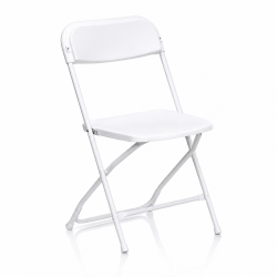 White Plastic Folding Chairs