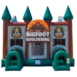 Bigfoot Bouldering Adventure Climb Bounce House